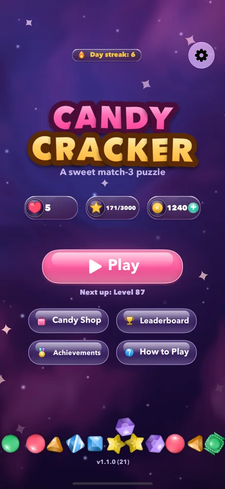 Candy Cracker — A sweet match-3 puzzle